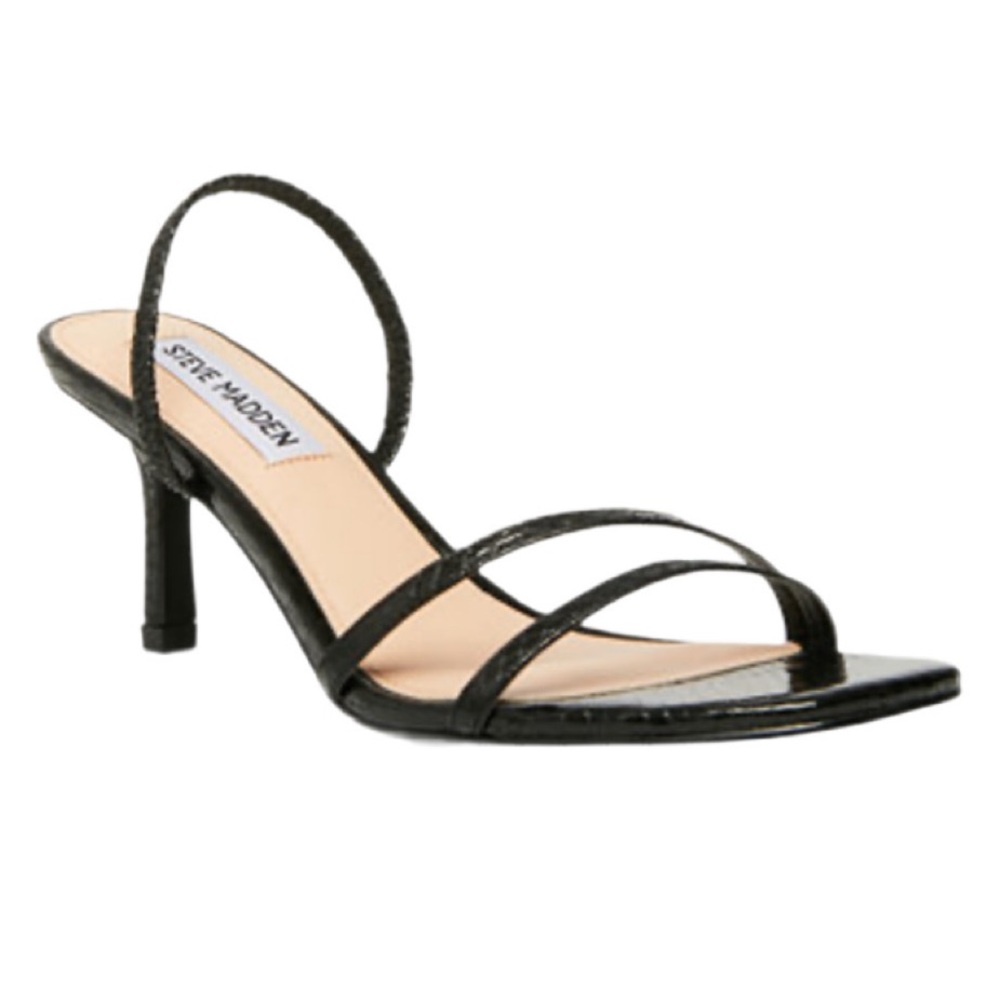 Steve Madden "Loft" Kitten Heel Sandals